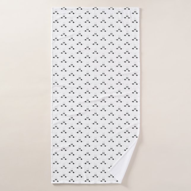 Drôle serviette de bain avec yeux Curiosity - Smil (Serviette de bain)