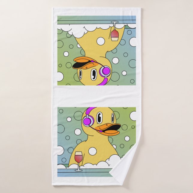 Drôle serviette de bain canard (Serviette de bain)
