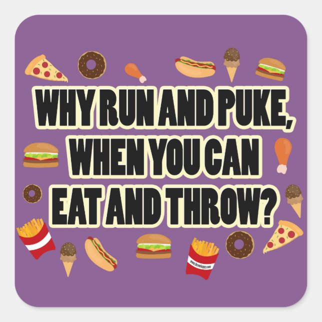 Drôle Shot Put, Discus Thrower Stickers Cadeau (Devant)