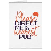 Drôle S'il vous plaît me diriger vers le Pub le pl