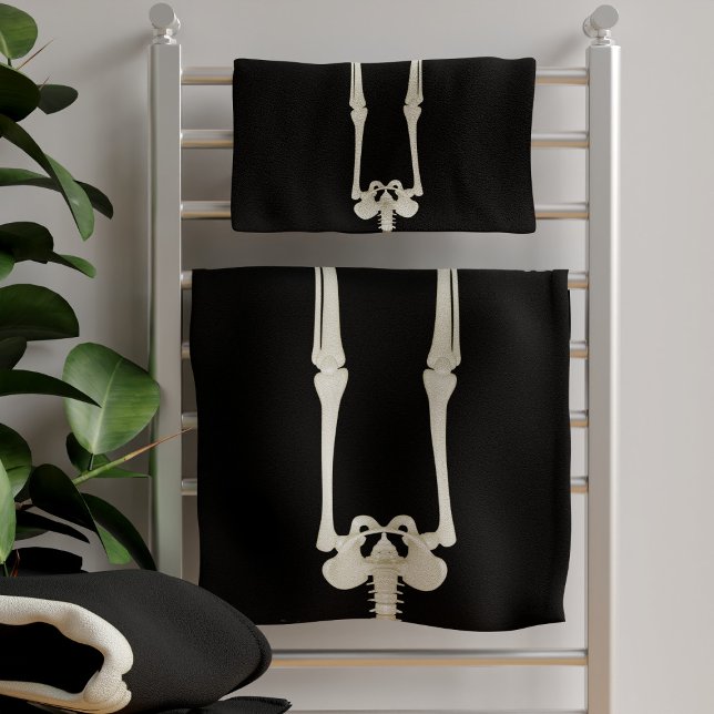Drôle Skeleton Jambes Noir Blanc Éffrayant Hallowe (Créateur téléchargé)
