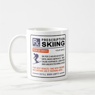 Drôle Ski Mug Conception d'ordonnance
