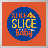 Drôle Slice Baby Pizza Lover Retro Cuisine Déco
