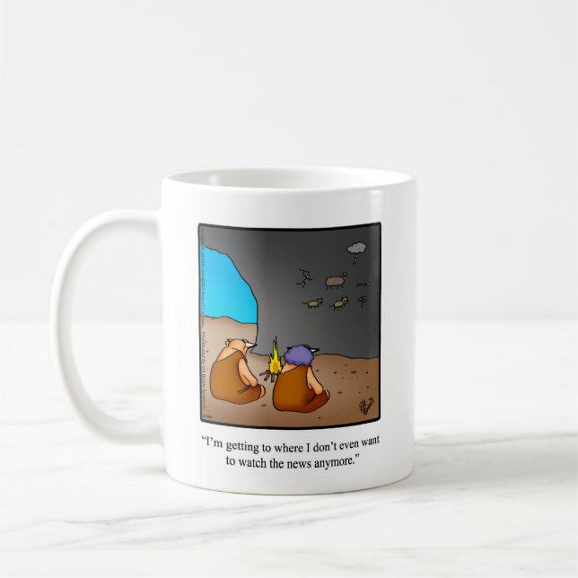 Drôle "Soir Nouvelles" Humour Mug Cadeau (Gauche)