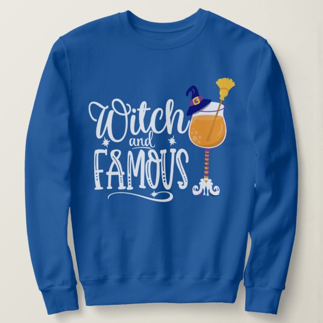 Drôle Sorcière Halloween Sweat - shirt à capuche,  (Design devant)