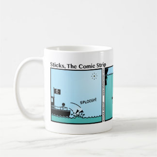 Drôle Stickman Mermaid Mug