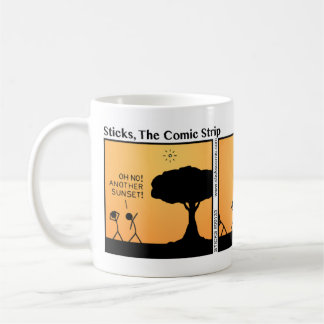 Drôle Stickman Sunset Mug