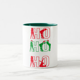 drôle suggestif ho ho ho noël mug design