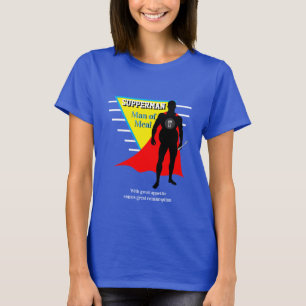 Drôle SUPPERMAN DE NOUVELLE DE REPAS T-shirt