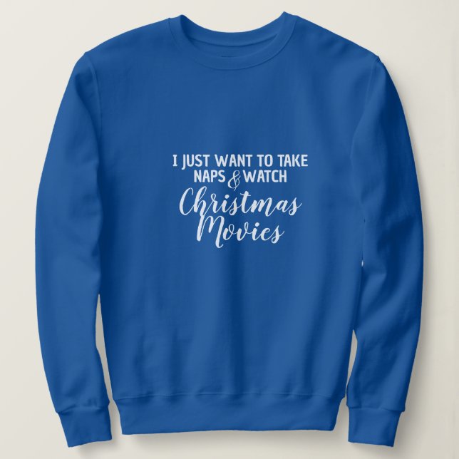 Drôle Sweatshirt de Noël | Noël des femmes (Design devant)