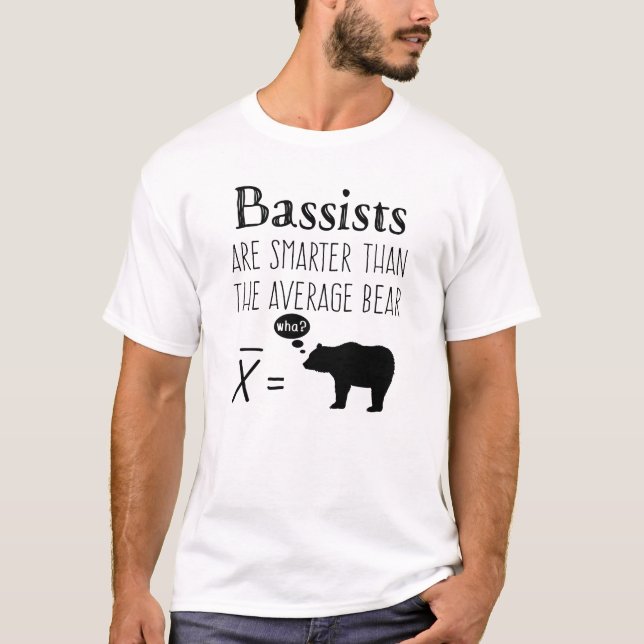 Drôle T-shirt basse - Ours moyen (Devant)