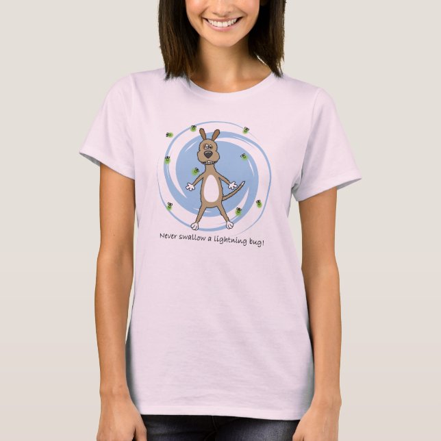 Drôle T-shirt Bug Dog Lightning (Devant)