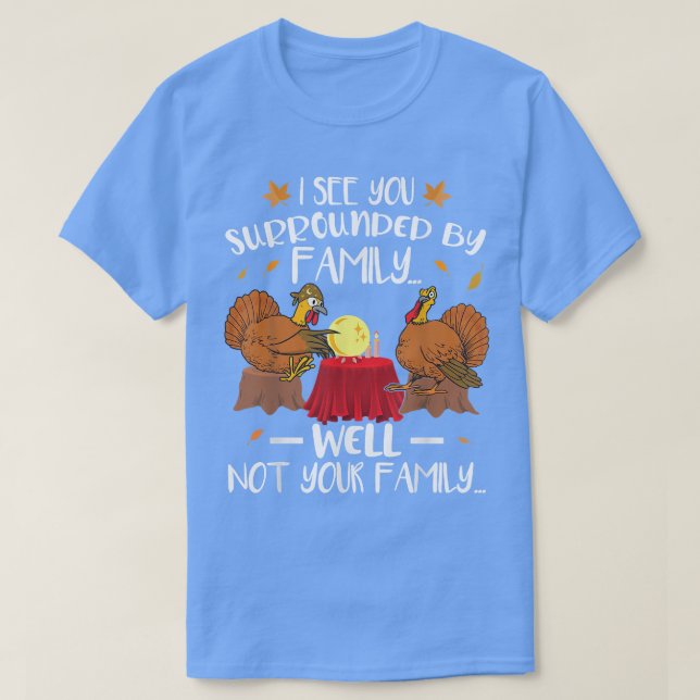 Drôle T-shirt Turquie Thanksgiving (Design devant)