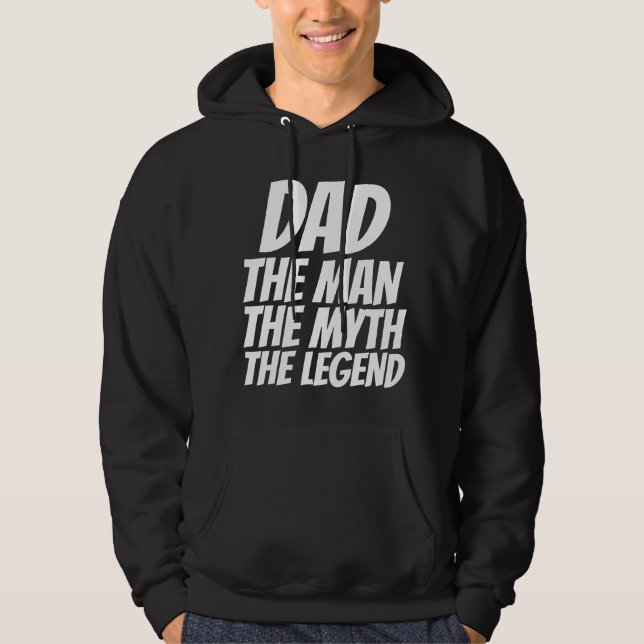 Drôle T-shirts DAD, MAN MYTH LEGEND (Devant)