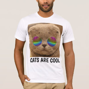 Drôle T-shirts de chat, CATS SONT COOL