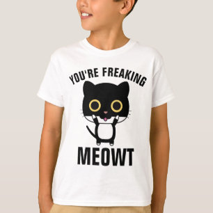 Drôle T-shirts de chats pour les enfants, VOUS FRE