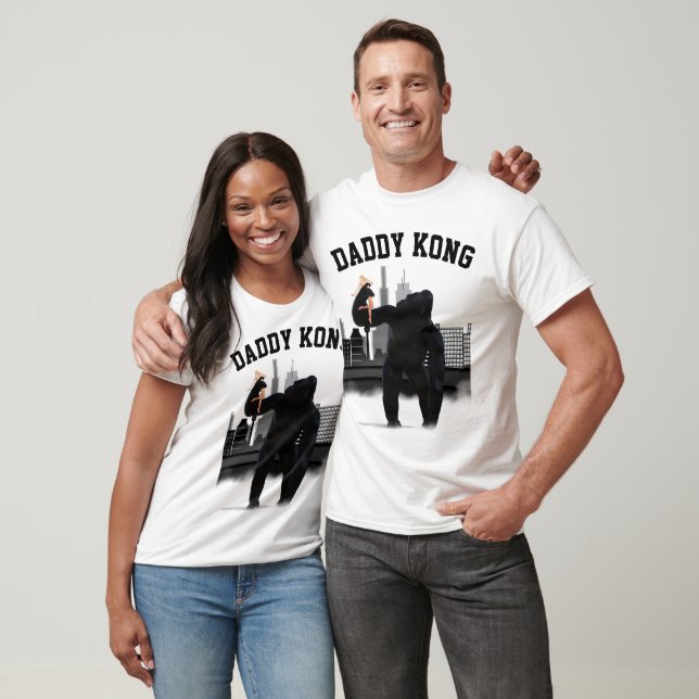 Drôle T-shirts Hommes, DADDY KONG APE (Unisexe)
