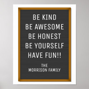 Drôle Tableau Lettre Felt Votre Texte Personnalisé