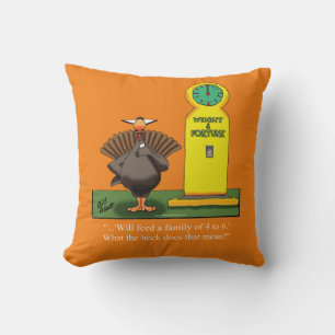 Drôle Thanksgiving Turquie Humour Coussin