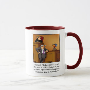Drôle Thanksgiving Turquie procès Humour Mug