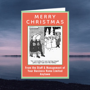 Drôle thème juridique Carte de Noël avec code QR