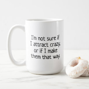 Drôle Thérapie Mug Crazy Citation Simple Coffee Cu