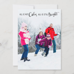 Drôle Tout n'est pas calme Vacances 3 Carte photo