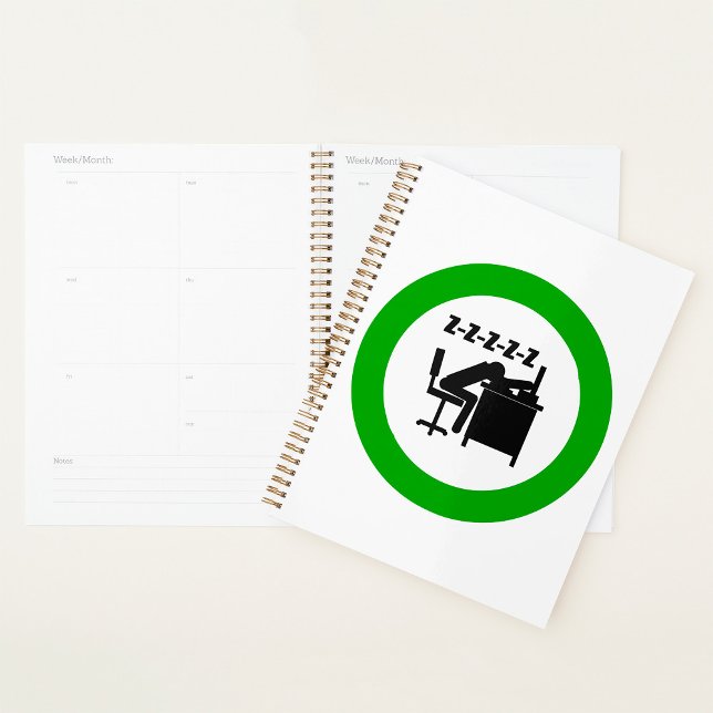 Drôle Travailleur de bureau dormant au bureau (Créateur téléchargé)