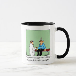 Drôle Tricot Humour Mug cadeau