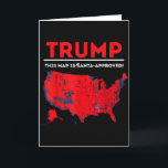 Drôle Trump Cette Carte Est Approuvée par le Père<br><div class="desc">Drôle Trump Cette Carte Est Approuvée par le Père Noël Santa Noël</div>