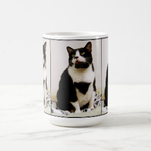 Drôle Tuxedo Cat Trio Mug