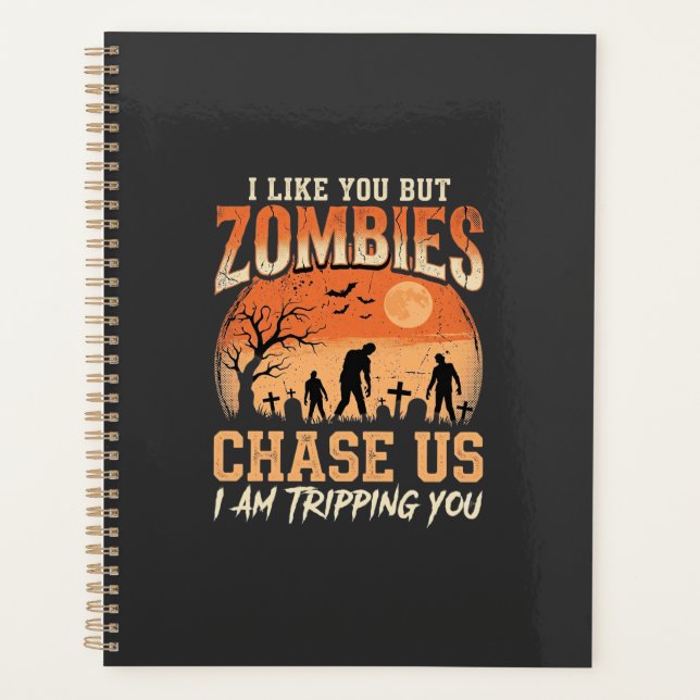 Drôles de Zombies Halloween Nous Pourchassent Desi (Devant)