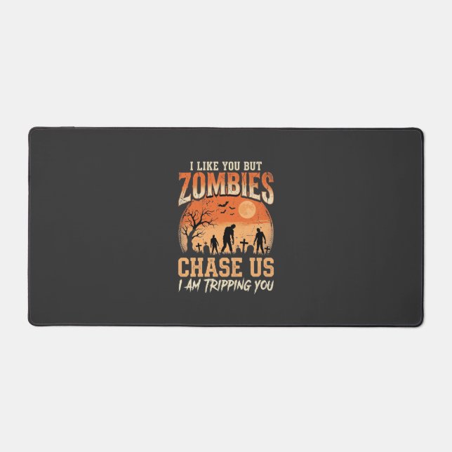 Drôles de Zombies Halloween Nous Pourchassent Desi (Recto)