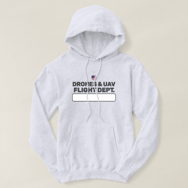 Drones & UAV Flight Dept.™ Sweat à capuche (Design devant)