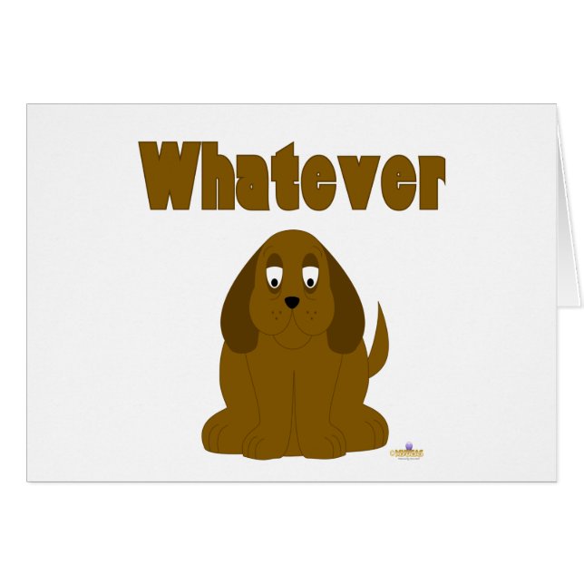 Droopy Chien Brown, peu importe (Devant horizontal)