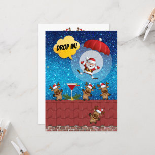 DROP IN Christmas Invitation
