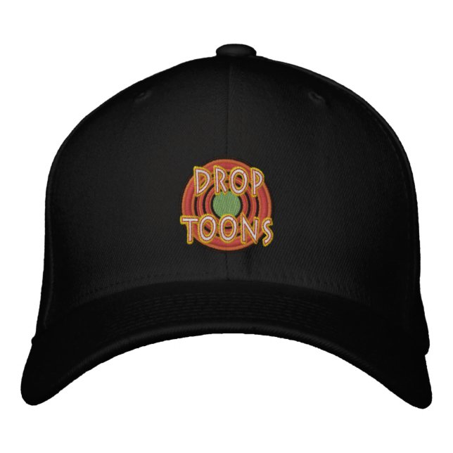 Drop Toons Brodé Logo Flexfit Casquette en laine (Devant)