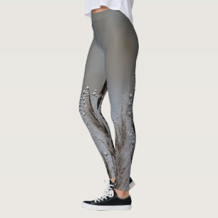 Droplets de laine d'herbe Leggings