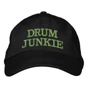 DRUM JUNKIE Drummer Casquette Drummer Rock Music B
