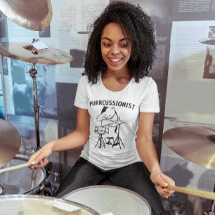 DRUM, T-shirt PURRCUSSIONISTE DE DROMÈRE CAT
