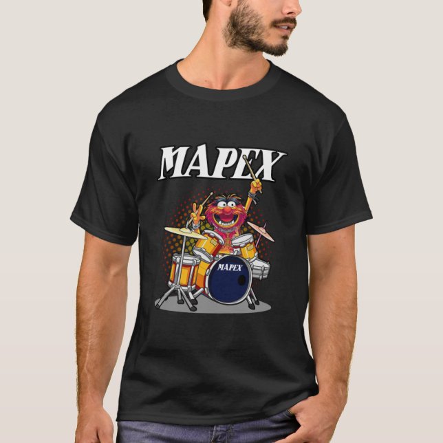 Drummer Animal Drummer Mapex Drums Sweat - shirt à (Devant)
