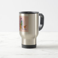 Drummer Je voyage en tasse