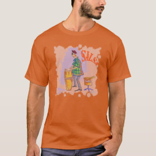 Drummer Salsa hommes orange T-shirt