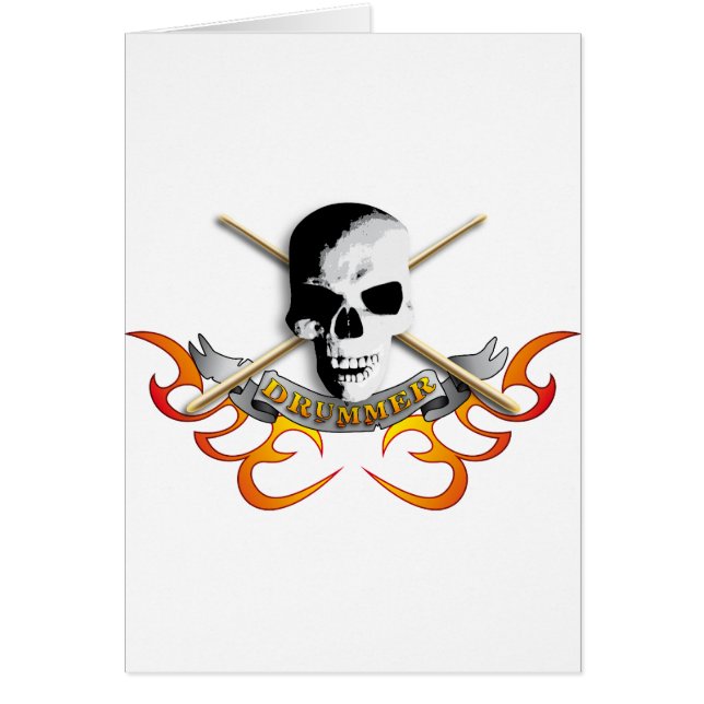 Drummer skull C (Devant)