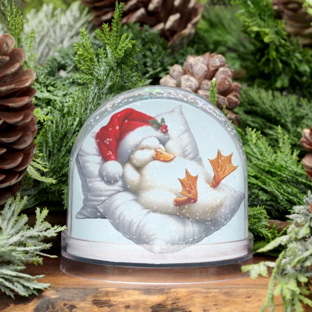 Drunk Duck Christmas Snow Globe (Hiver)