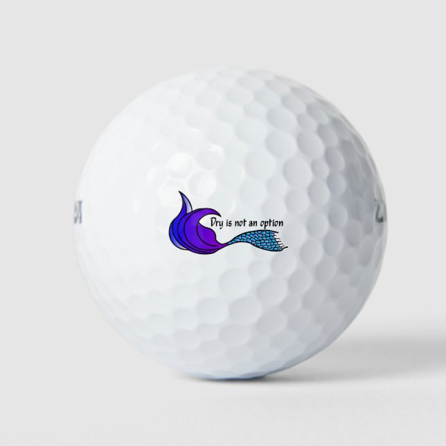 Dry n'est pas une option bleu/violet mermaid balle (Devant)