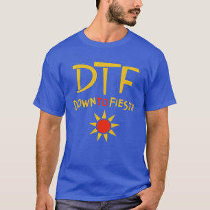 DTF vers le bas au T-shirt de Brooklyn 99 de