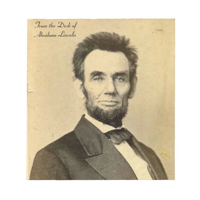 Du Bloc-notes Abraham Lincoln (Devant)