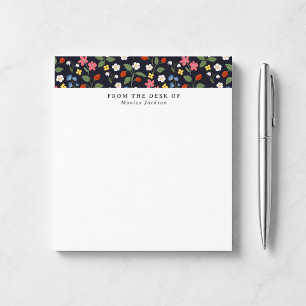 Du bureau de bloc-notes déchirable motif wildstraw