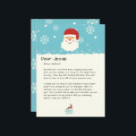 Du bureau de Père Noël|Custom Christmas Snowman<br><div class="desc">Découvrez la magie de Noël avec une lettre personnalisée du Père Noël lui-même. Chaque lettre est confectionnée sur un authentique logo du pôle Nord, ajoutant un enchantement à l'expérience. Mme Claus et le Père Noël se réjouissent de s'adresser personnellement à chaque lettre, afin que chaque enfant ressente la chaleur et...</div>